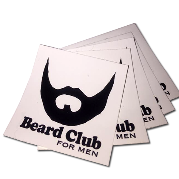Beard Club for Men Sticker Pack